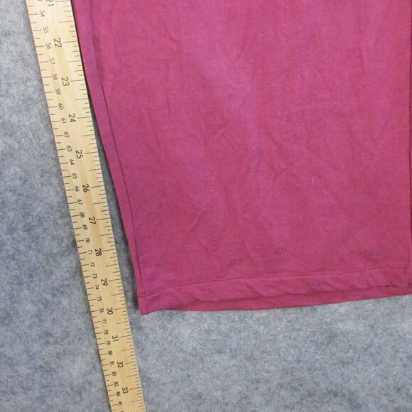 Quince Women's French Terry Modal Wide Leg Pants Smocked Waist Rose Medium 502 - Picture 12 of 13